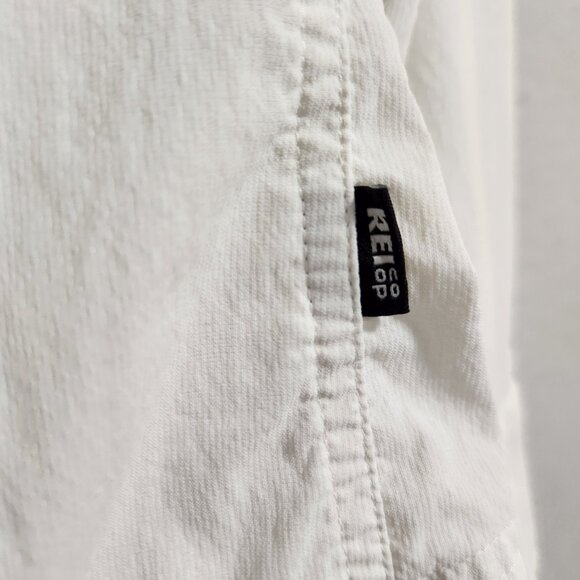 REI Co-Op Sahara White Button Up Shirt Medium - Picture 4 of 13